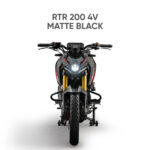TVS Apache Front Angle_RTR 200 4V -MATTE BLACK