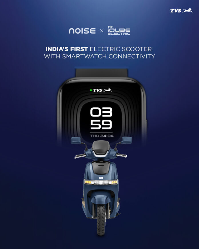 TVS Motor Partners With Noise Smartwatch With Connected Vehicles