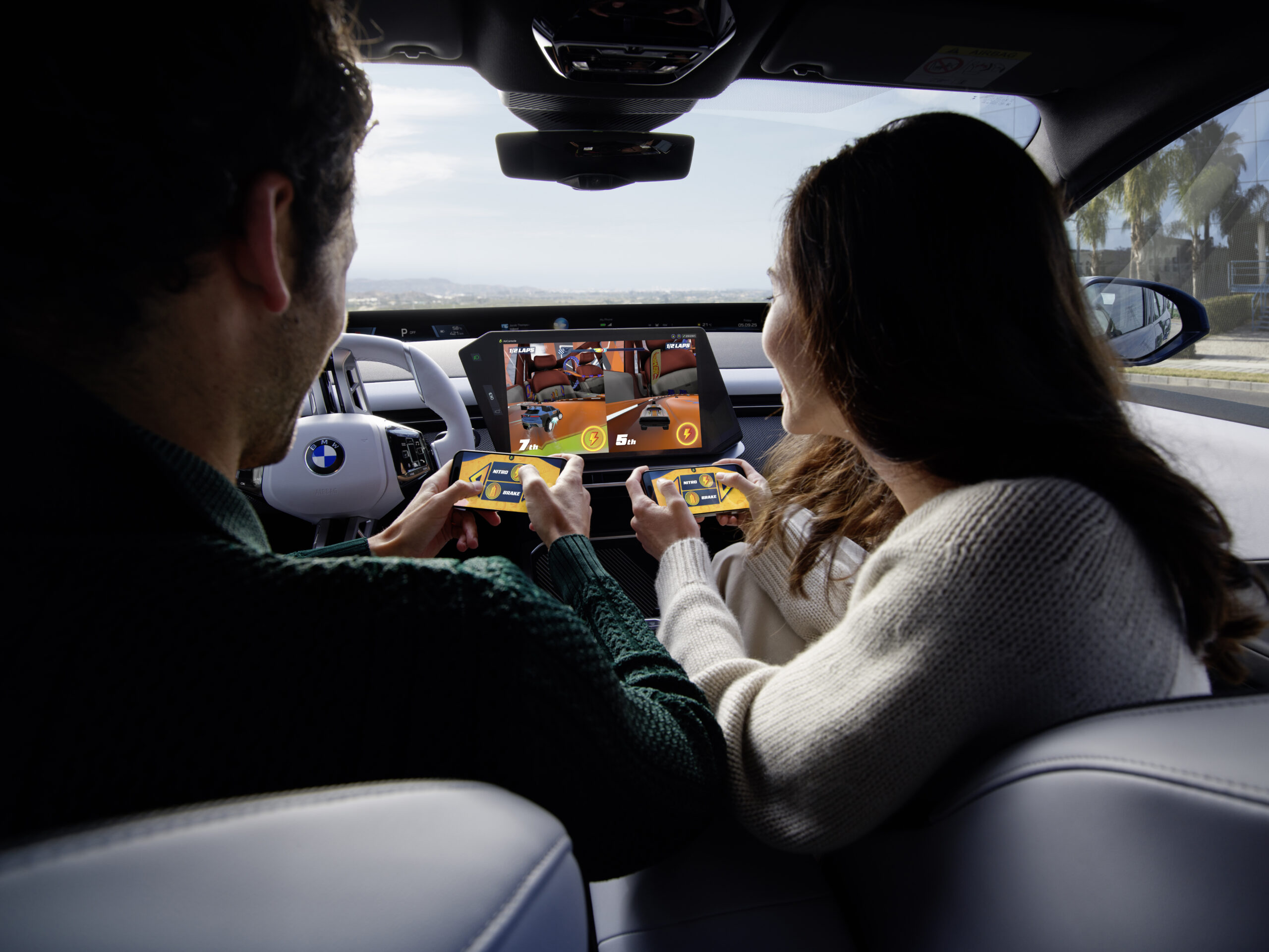 1. Hot Wheels_ Xtreme Overdrive by AirConsole includes a BMW IX3 as a playable car