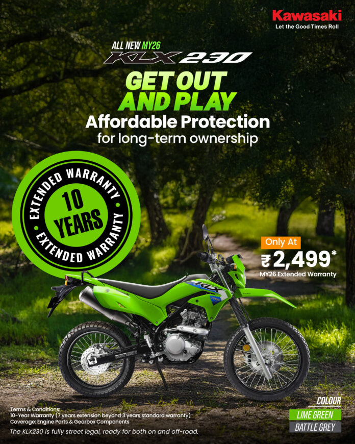 KLX230 10year Warranty Post