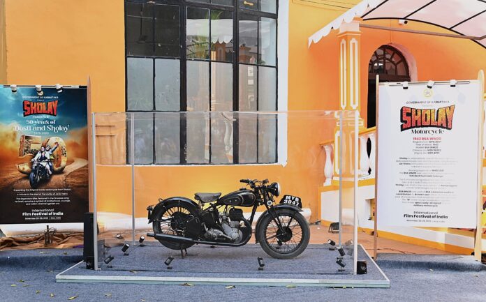 Iconic Sholay Movie Motorcycle Finds New Life With Classic Legends