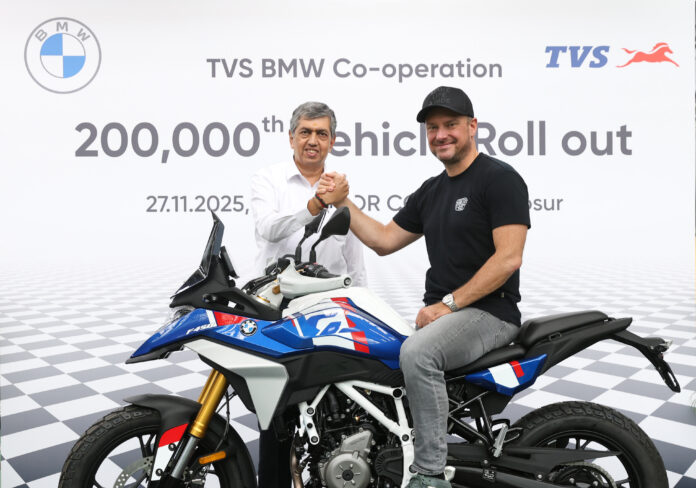 TVS Motor And BMW Motorrad Produce 200,000 Units!
