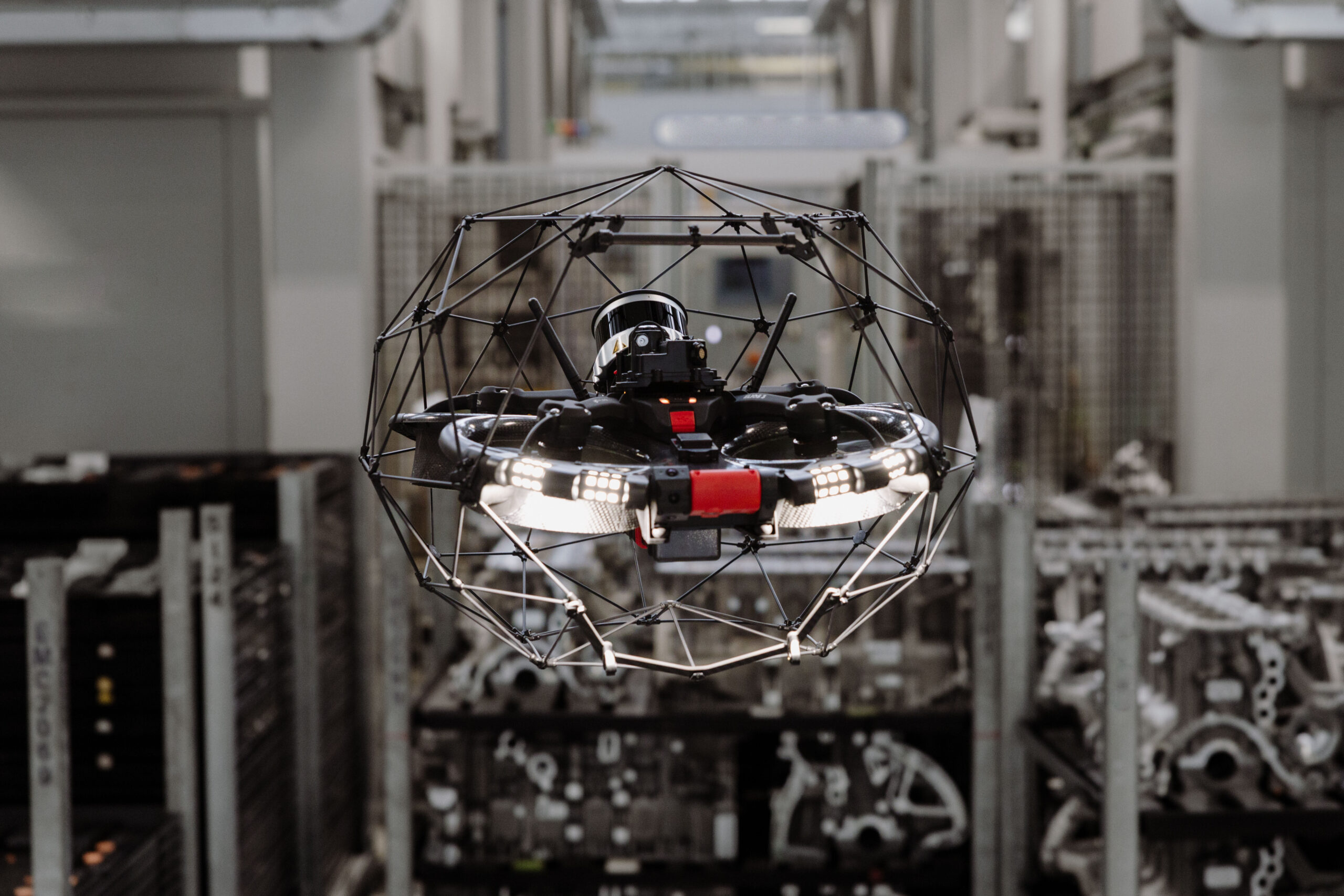 Drone Inspection At JLR Electric Propulsion Manufacturing Centre