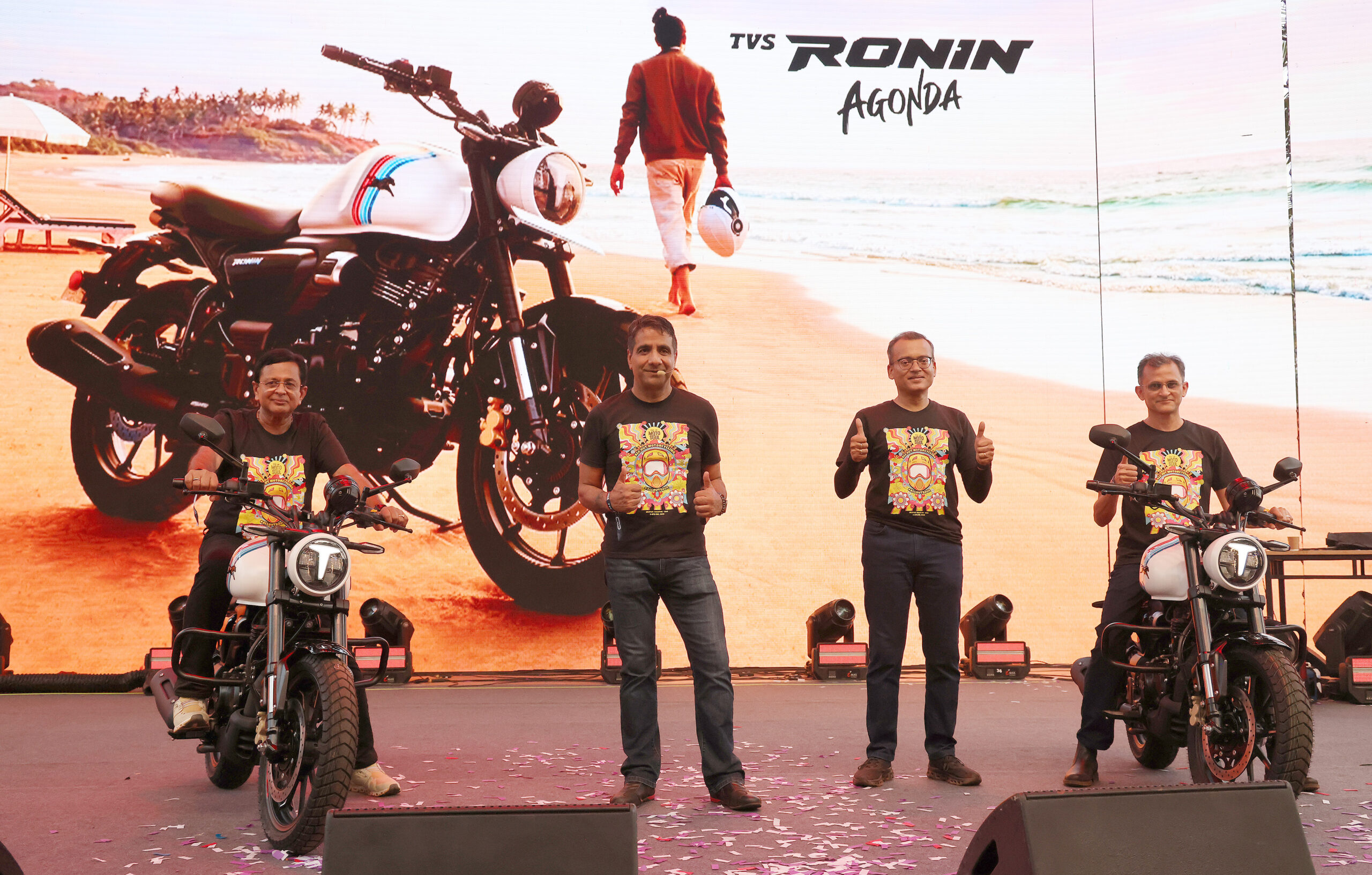TVS RONIN Agonda launched at Day 1 of TVS Motosoul 5