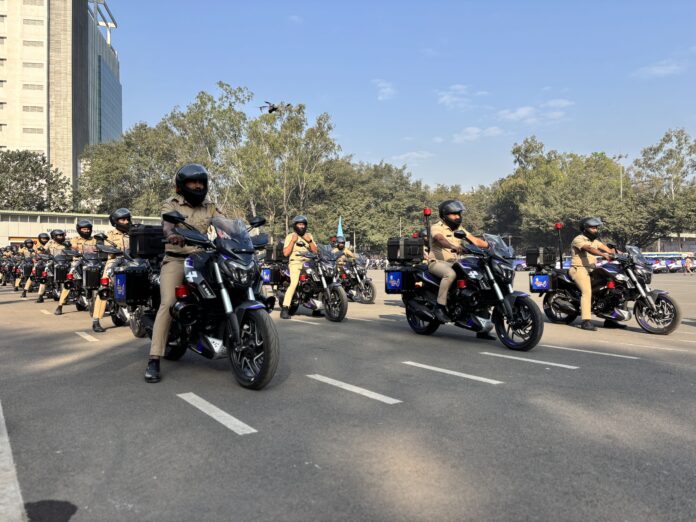 100 Specially Customized Bajaj Dominar 400 Inducted In Police Force