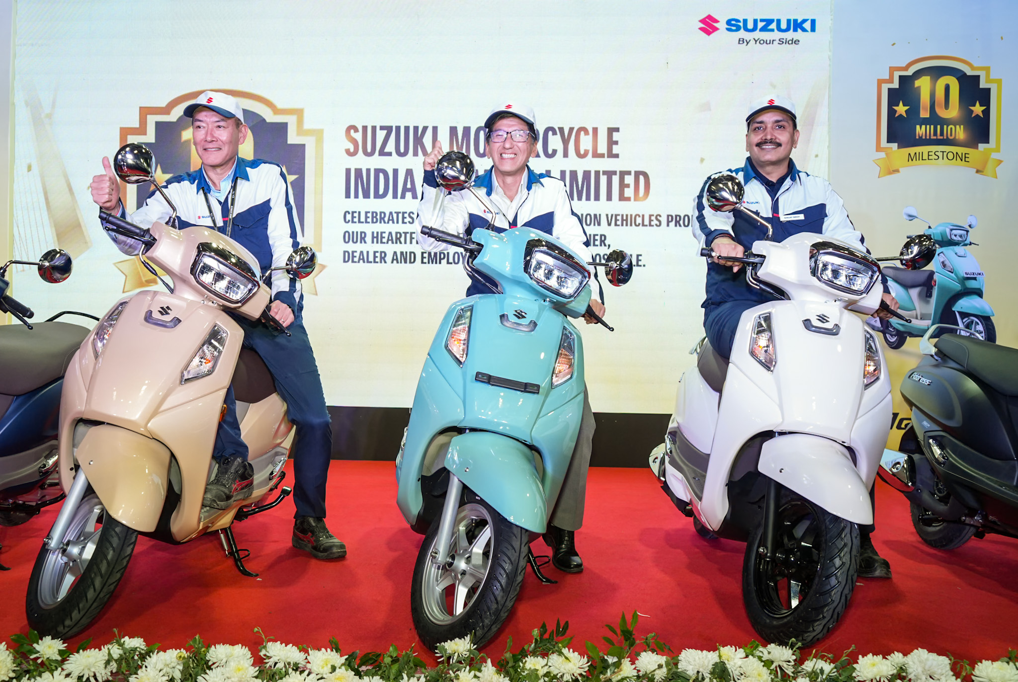 Suzuki Produces 10 Millionth Two-wheeler In India