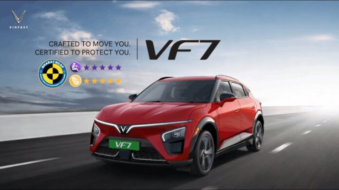 Vinfast VF 6 and VF 7 Achieve 5-Star Safety Certification from India's Bharat NCAP