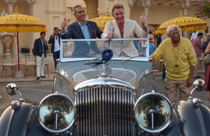1935 Rolls-Royce Phantom II Drophead Coupé by Windovers owned by HRH Maharaja Gaj Singh ji of Jodhpur at The Oberoi Concours d’Elegance 2026