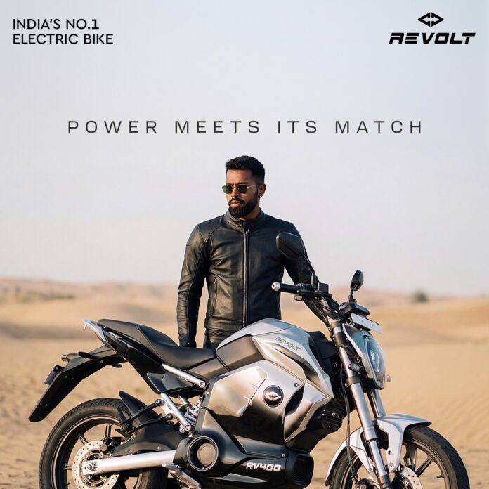 Revolt Motors X Hardik Pandya