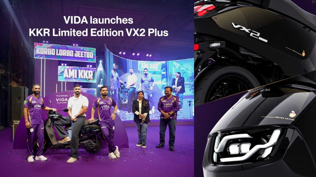 VIDA unveils VX2 Plus KKR Limited Edition along with VIDA Electrifying Player of the Match