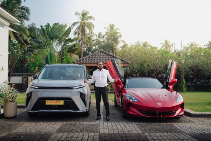 Varghese Jose Alukkas Buys MG Cyberster And MG M9