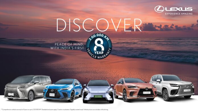 Lexus India Vehicle Warranty Now Industry Best 8 Year 2 Lakh KMS!