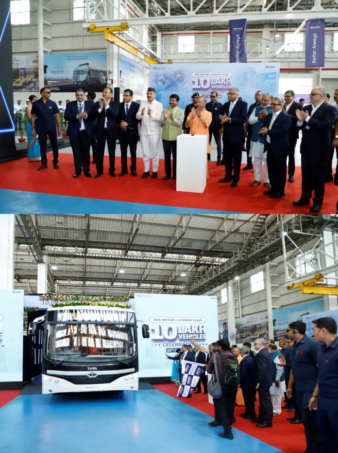 Tata Motors Achieves 10 Lakh Commercial Vehicles Production Milestone at its Lucknow Plant