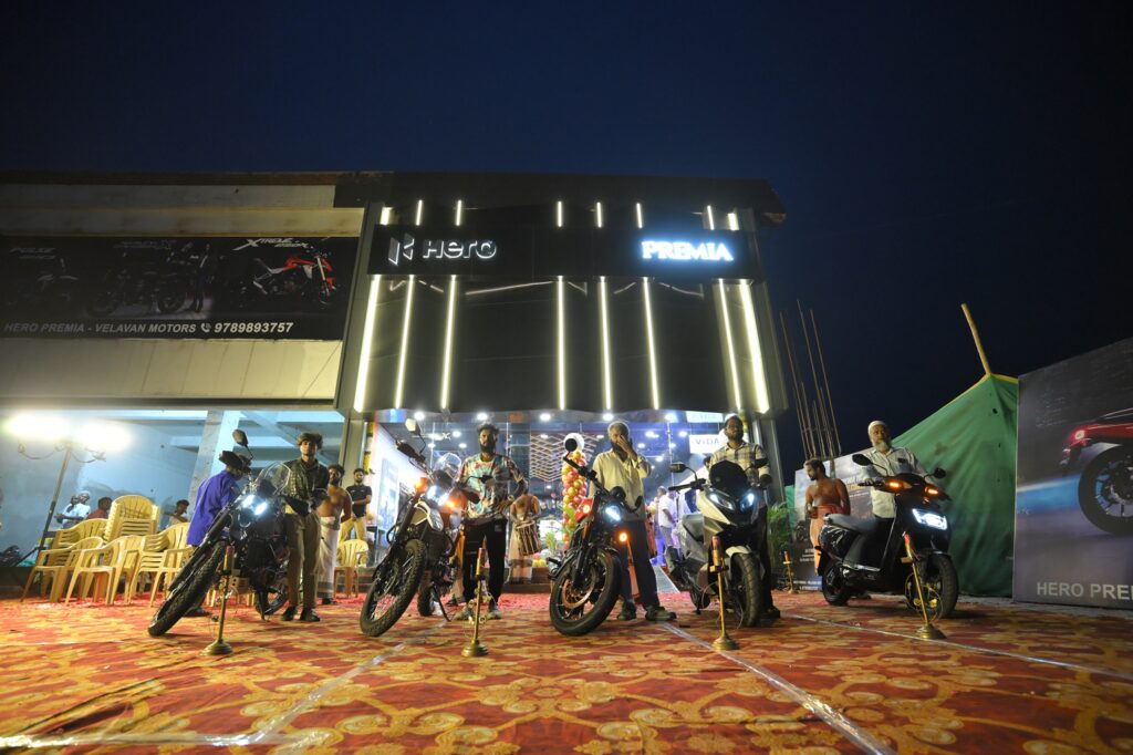 Hero PREMIA showrooms Open In Dindigul and Tiruppur