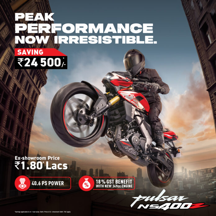 pulsar 400 ns 350cc bajaj