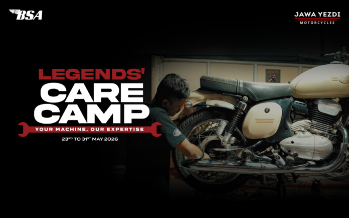 Legends' Care Camp 26 Press yezdi jawa