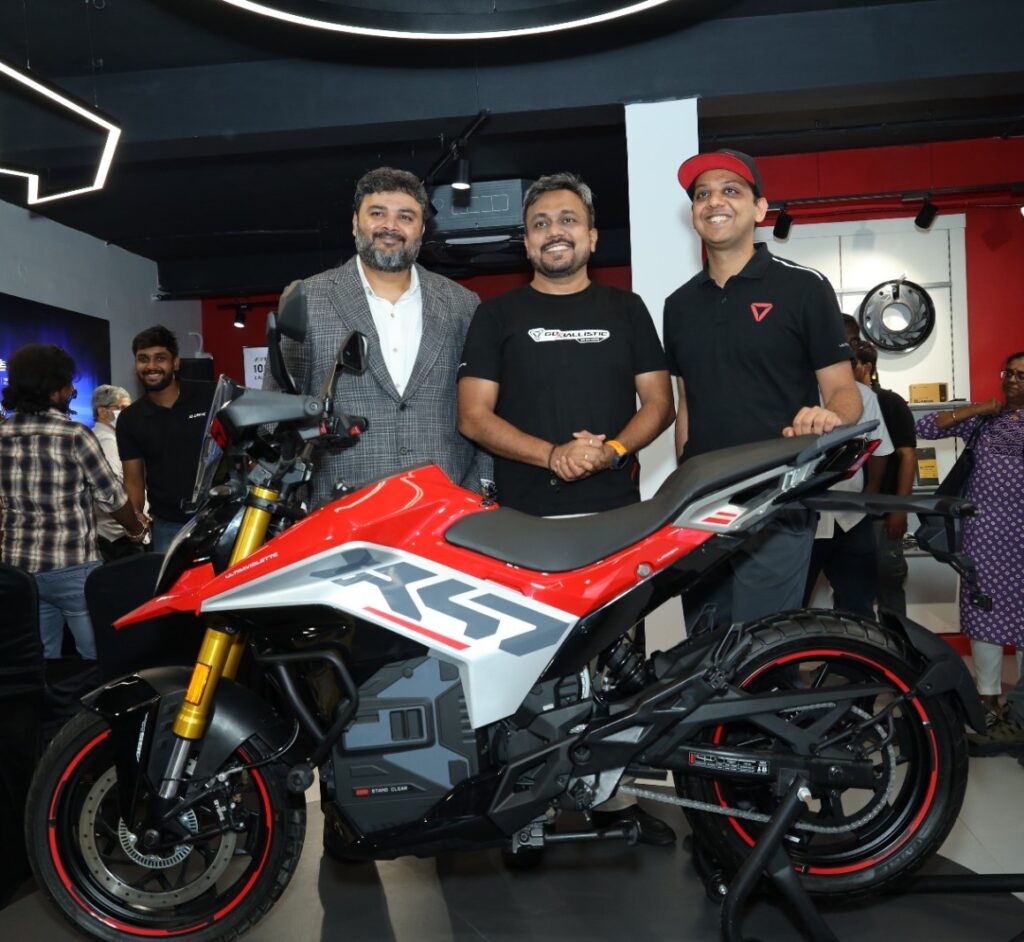 1. Mr. Satish Mehta, Managing Director and Dealer Principal, JMB Motors; Mr. Gajanan Umarekar, Senior Vice President – Business, Ultraviolette and Mr. Niraj Rajmohan, CTO &
