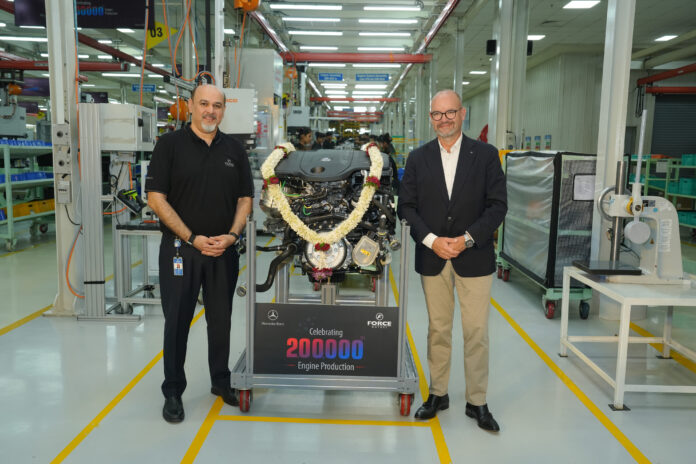 Force Motors Rolls-out 200,000th Mercedes-Benz Engine in India