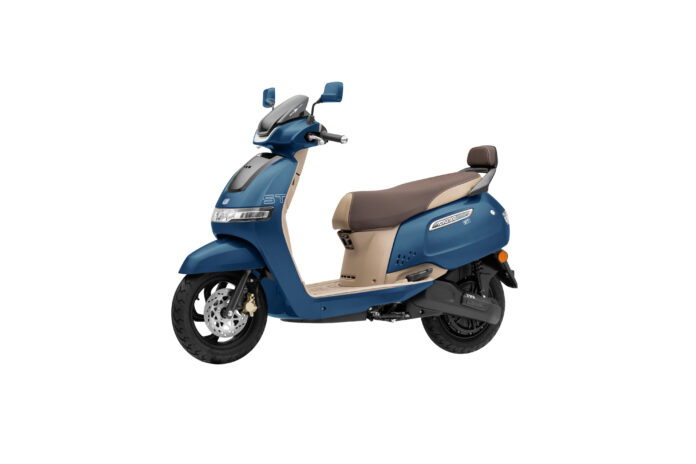 TVS iQube ST - Starlight Blue