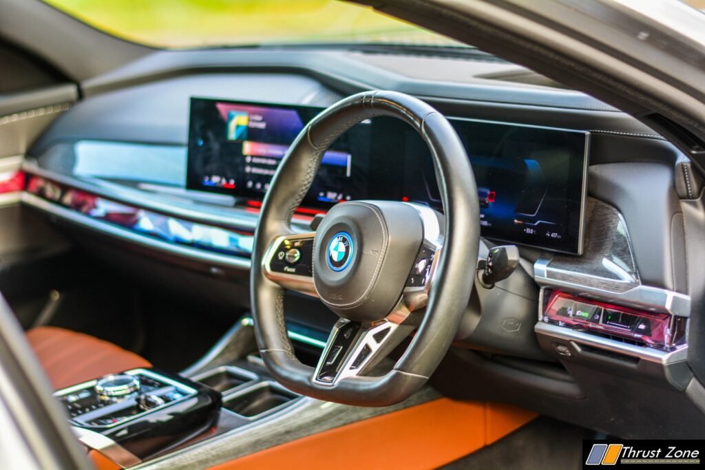 BMW i7 M60 electric sedan, ThrustZone road test
