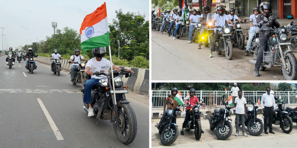 2000 Jawa Yezdi and BSA riders unite to celebrate India's 80th Independence Day
