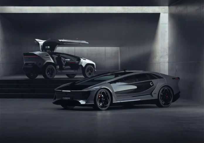 Saudi Arabia's CEER Automotive Brand Reveal Futuristic Electric Sedan and SUV!