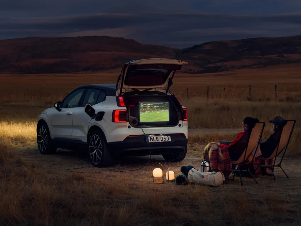 Volvo Cars EX30 Turns Into A Mobile Power Bank!