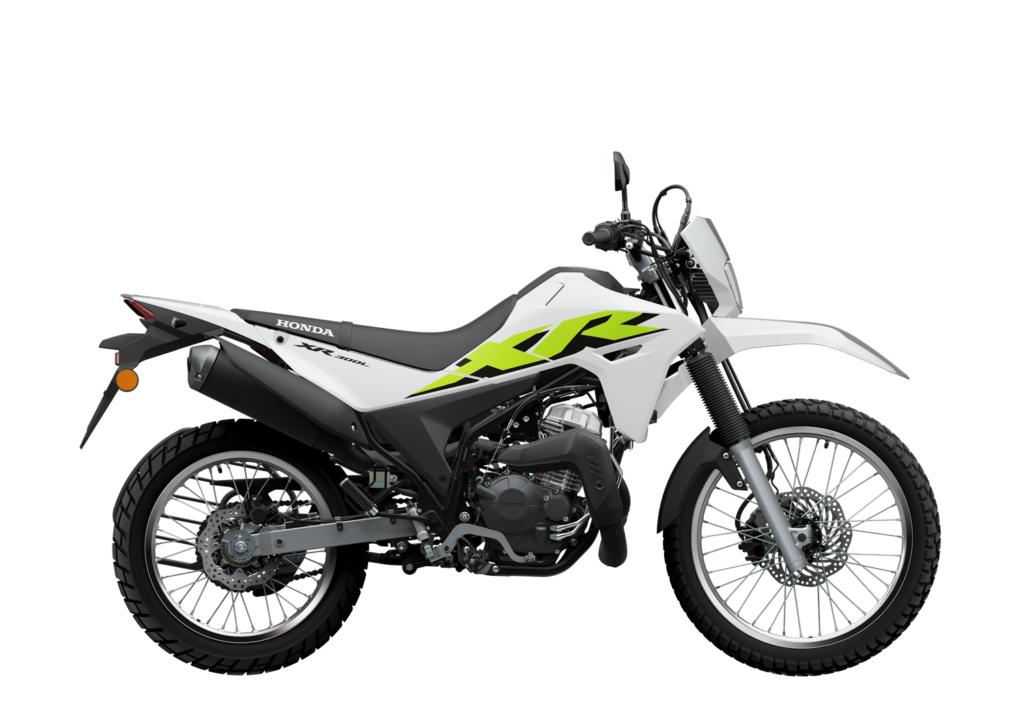 Honda XR300 L - Shasta White_Side