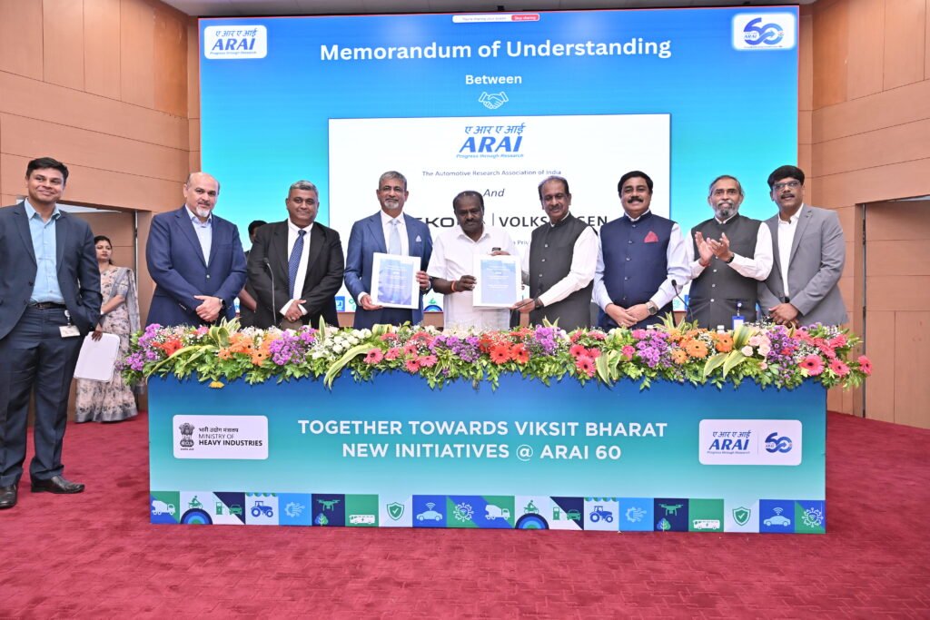 Škoda Auto Volkswagen India and ARAI Partner to Strengthen Crash Testing Infrastructure and Capacity