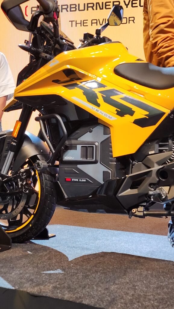 Ultraviolette today introduced VX-100, its new 100V platform, and launched the X-47 Venom