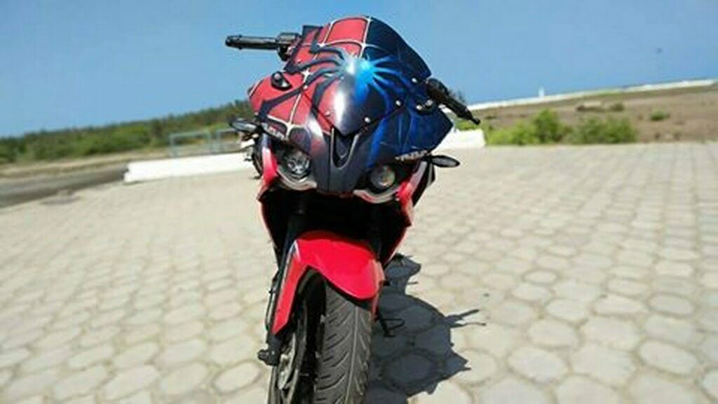 Pulsar Rs0 With Spiderman Livery Is The Coolest Thing Today